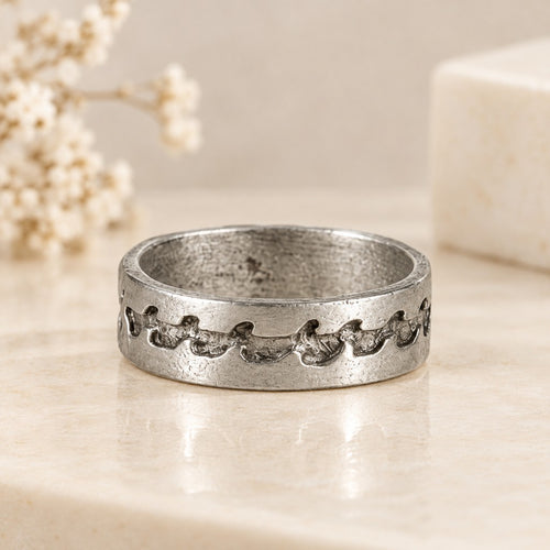 Double Up | Hand Carved Surf Wave Ring